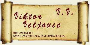 Viktor Veljović vizit kartica
